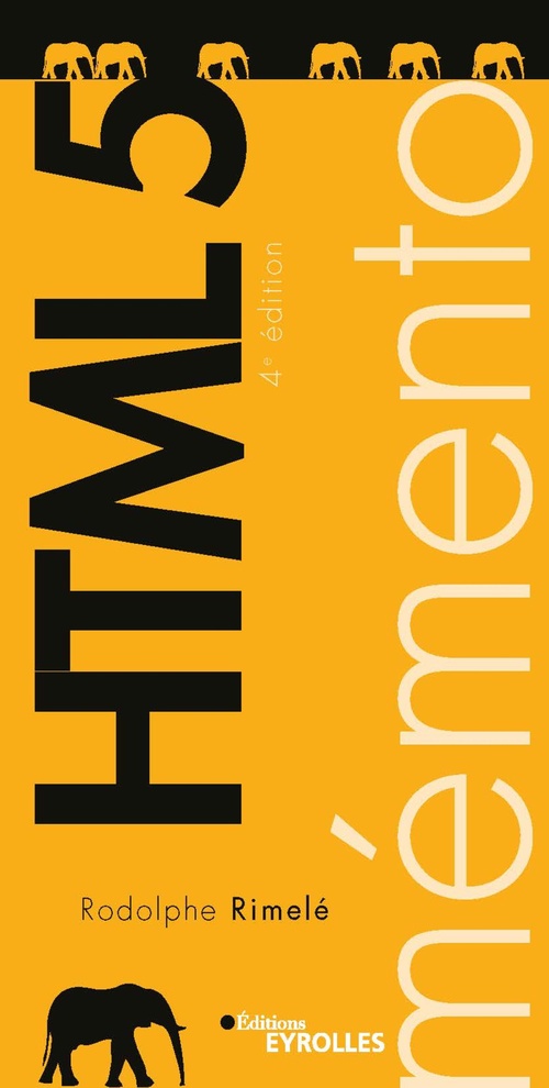 ebook cover of Mémento HTML 5, by Rodolphe Rimelé