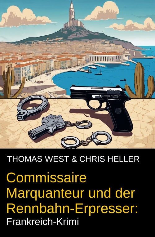 ebook cover of Commissaire Marquanteur und der Rennbahn-Erpresser: Frankreich-Krimi, by Chris Heller, Thomas West