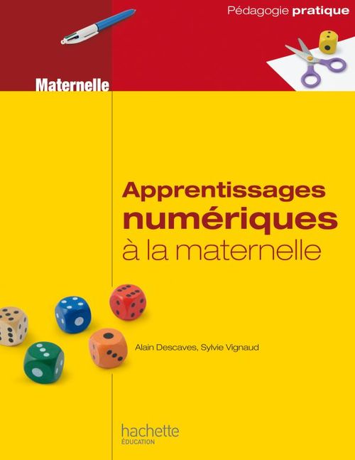 Couverture ebook de Apprentissages numériques à la maternelle, de Alain Descaves, Sylvie Vignaud
