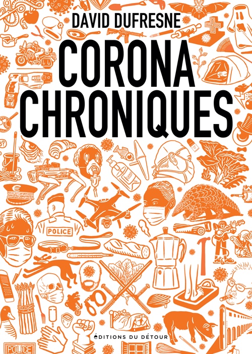 ebook cover of Corona Chroniques, by David Dufresne