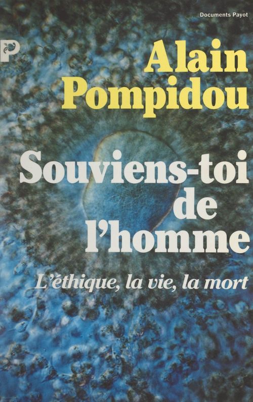 ebook cover of Souviens-toi de l'homme, by Alain Pompidou