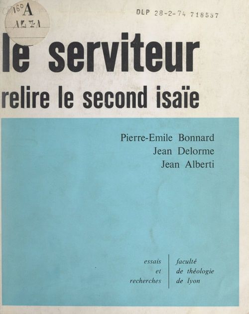 Couverture ebook de Le serviteur, de Pierre-Emile Bonnard
