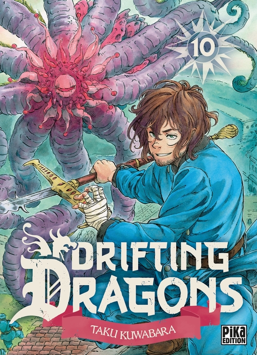 Couverture ebook de Drifting Dragons T10, de Taku Kuwabara