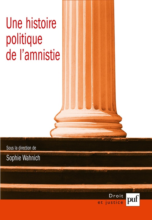 ebook cover of Une histoire politique de l'amnistie, by Sophie Wahnich
