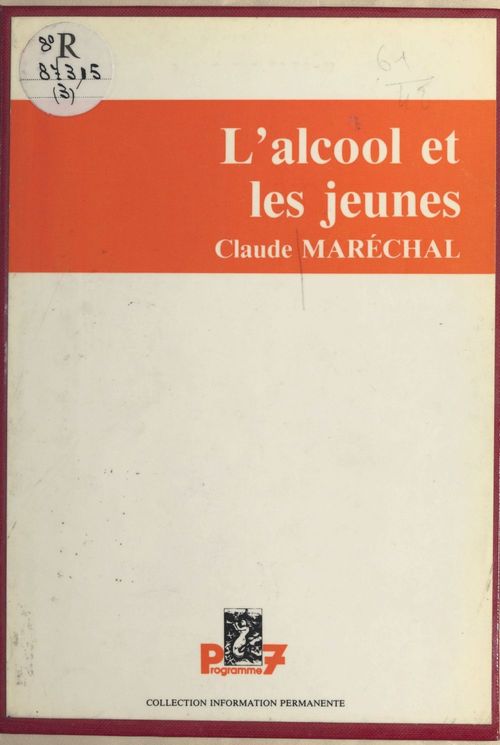 ebook cover of L'alcool et les jeunes, by Claude Marechal