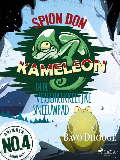 Couverture ebook de Spion Don Kameleon en de verschrikkelijke sneeuwpad, de Bavo Dhooge