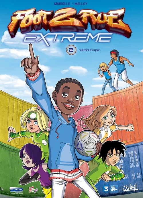 ebook cover of Foot 2 Rue extrême T02 - Capitaine d'un jour, by Mathieu Mariolle, Philippe Cardona