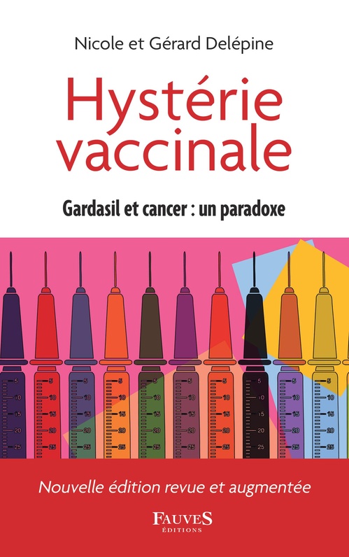 Couverture ebook de Hystérie vaccinale, de Gérard Delépine, Nicole Delépine