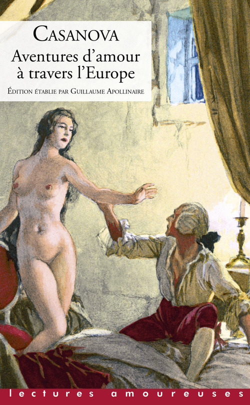 Couverture ebook de Aventures d'amour à travers l'Europe, de Casanova