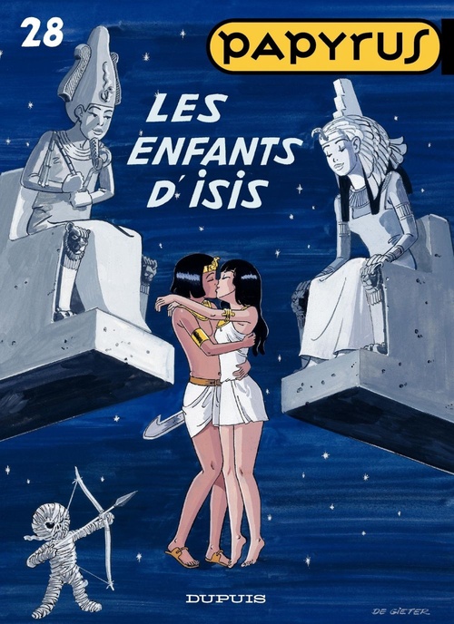 Couverture ebook de Papyrus - Tome 28 - Les enfants d'Isis, de Lucien De gieter