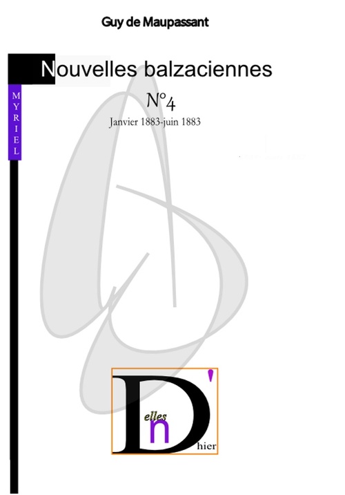 Couverture ebook de Nouvelles balzacienne N°4, de Guy De Maupassant