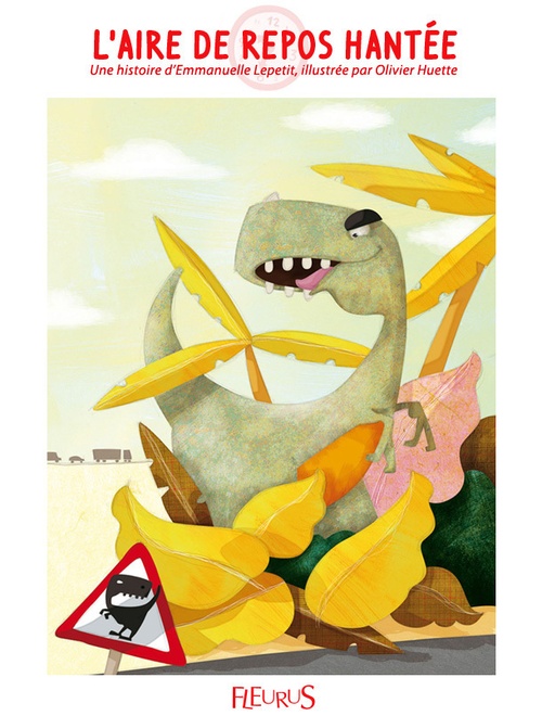 ebook cover of L'aire de repos hantée, by Olivier Huette, Emmanuelle Lepetit