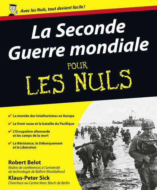 Couverture ebook de La seconde guerre mondiale pour les nuls, de Robert Belot, Klaus-Peter Sick