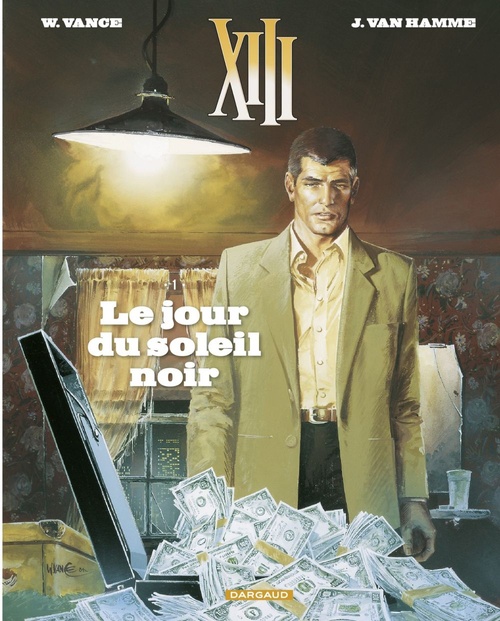 Couverture ebook de XIII  - Tome 1 - Le jour du soleil noir, de Jean Van Hamme, William Vance