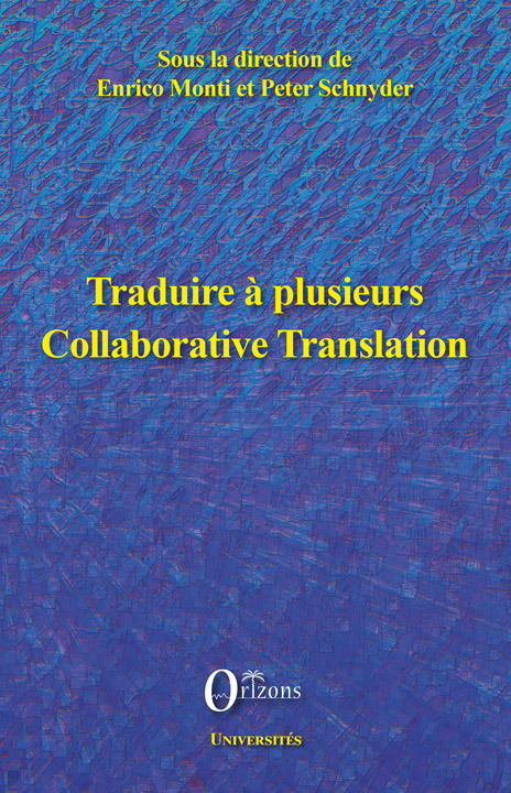 ebook cover of Traduire à plusieurs, by Enrico Monti, Peter Schnyder