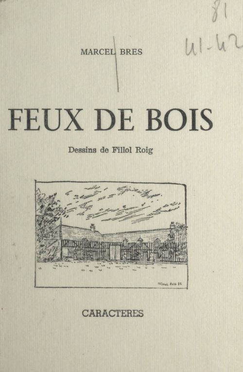 Couverture ebook de Feux de bois, de Marcel Bres