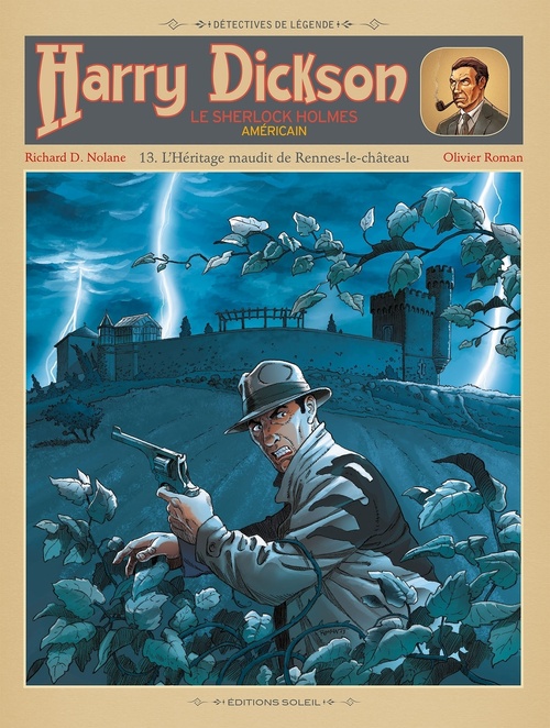 Couverture ebook de Harry Dickson T13 - L'Héritage maudit de Rennes-le-Château, de Richard D. Nolane