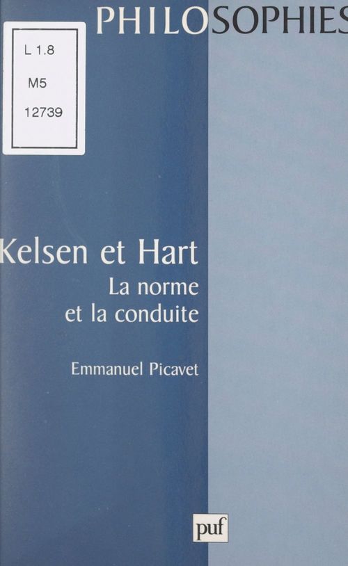 ebook cover of Kelsen et Hart, by Emmanuel Picavet