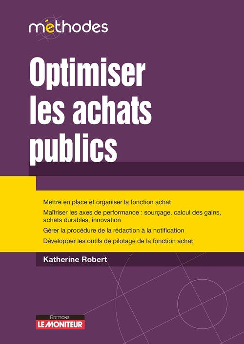 ebook cover of Optimiser les achats publics, by Katherine Robert