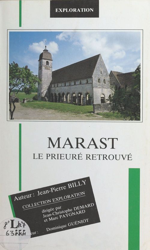 ebook cover of Marast : le prieuré retrouvé, by Billy