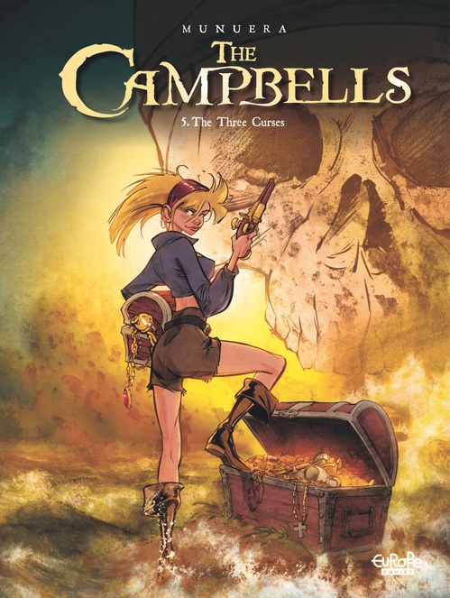Couverture ebook de The Campbells - Volume 5 - The Three Curses, de José-Luis Munuera