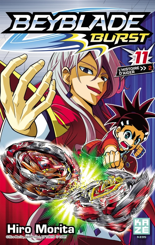 Couverture ebook de Beyblade Burst T11, de Hiro Morita