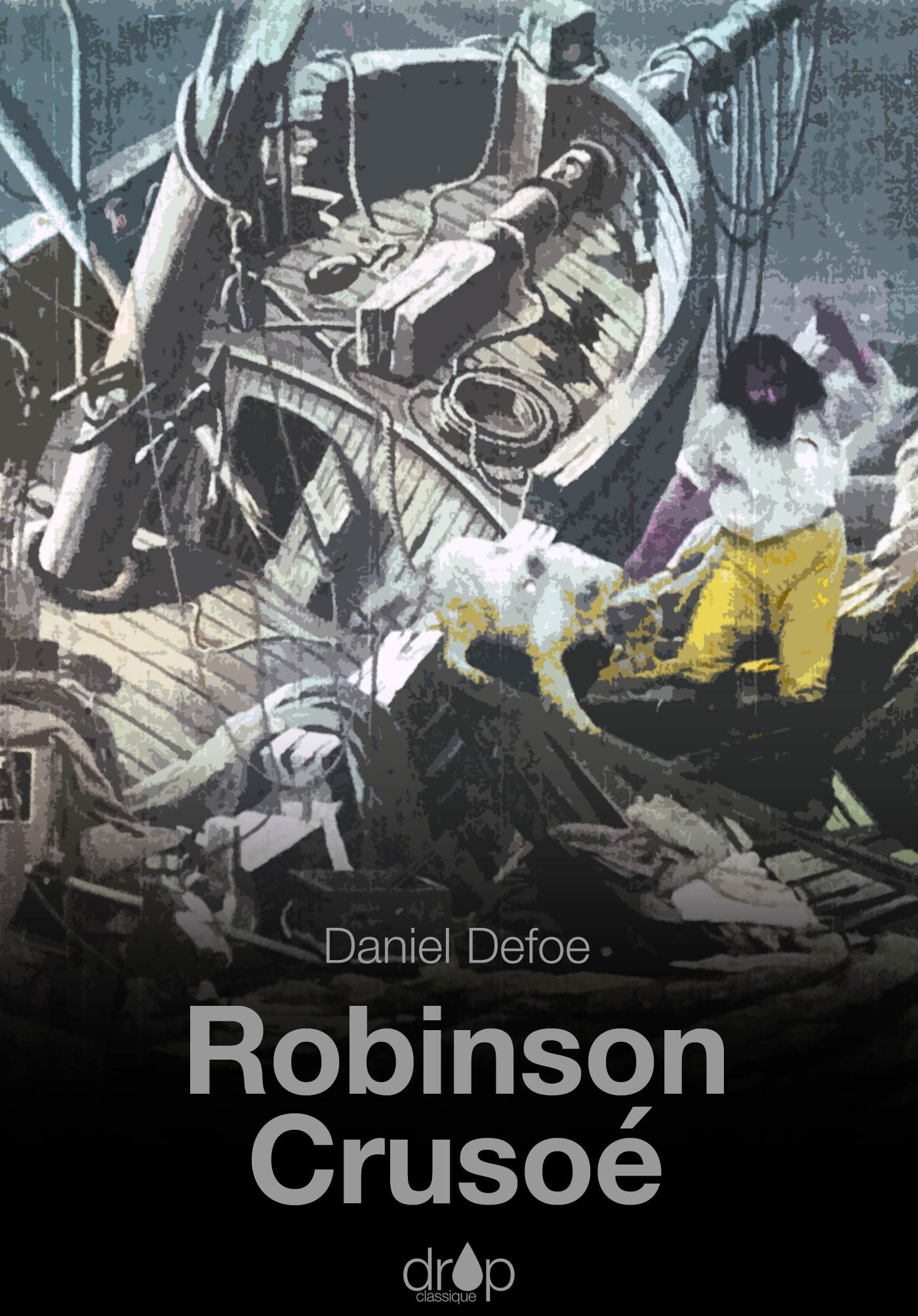Couverture ebook de Robinson Crusoé, de Daniel Defoe