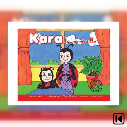 Couverture audiobook de Kara la coccinelle, de Cloe Girard