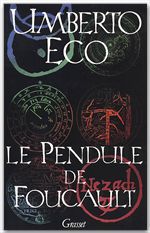 ebook cover of Le pendule de Foucault, by Umberto Eco