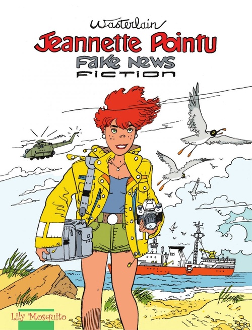 Couverture ebook de Jeanette Pointu, fake news, de Marc Wasterlain
