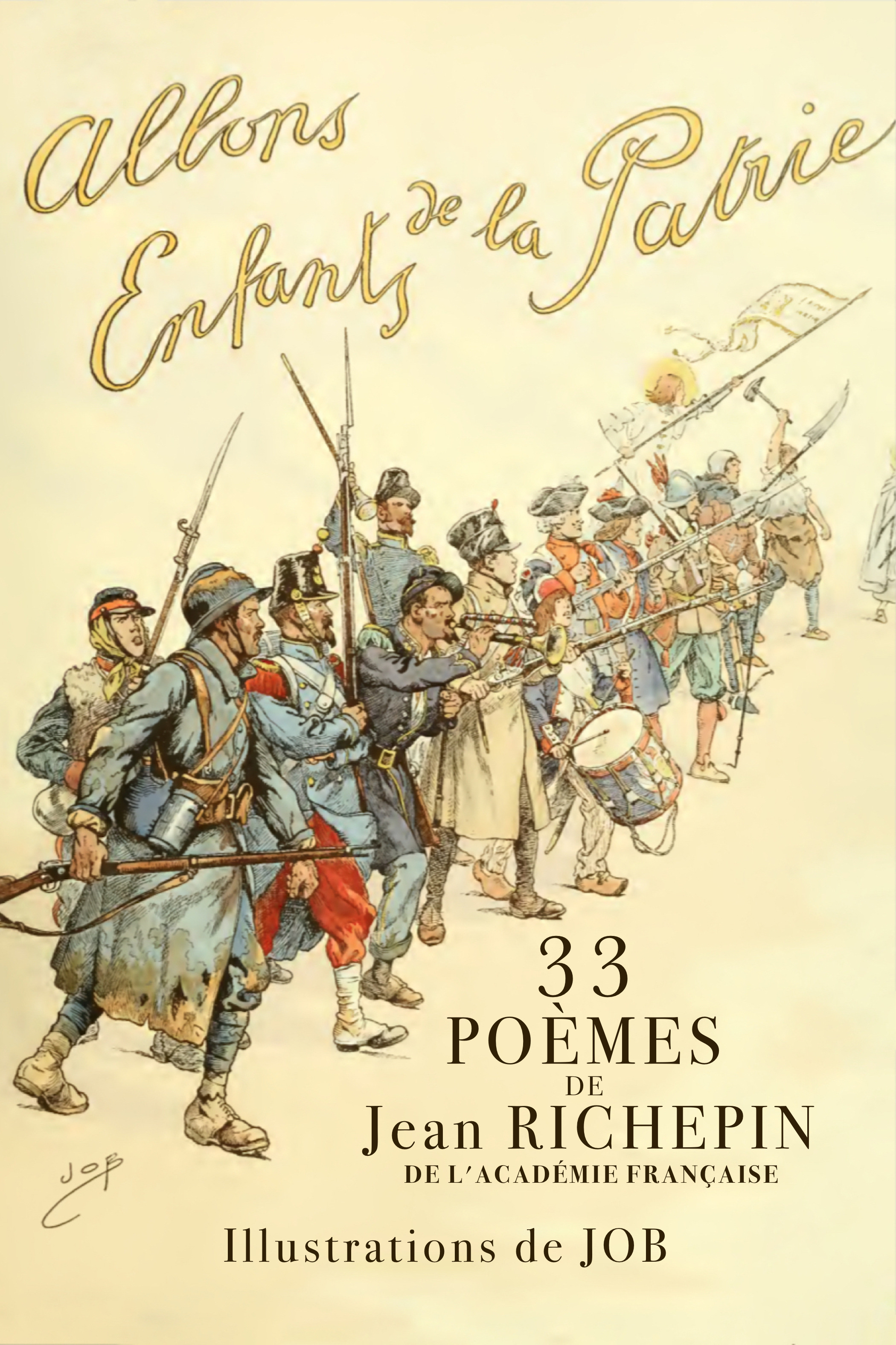 Couverture ebook de Allons, Enfants de la Patrie !, de Jean Richepin