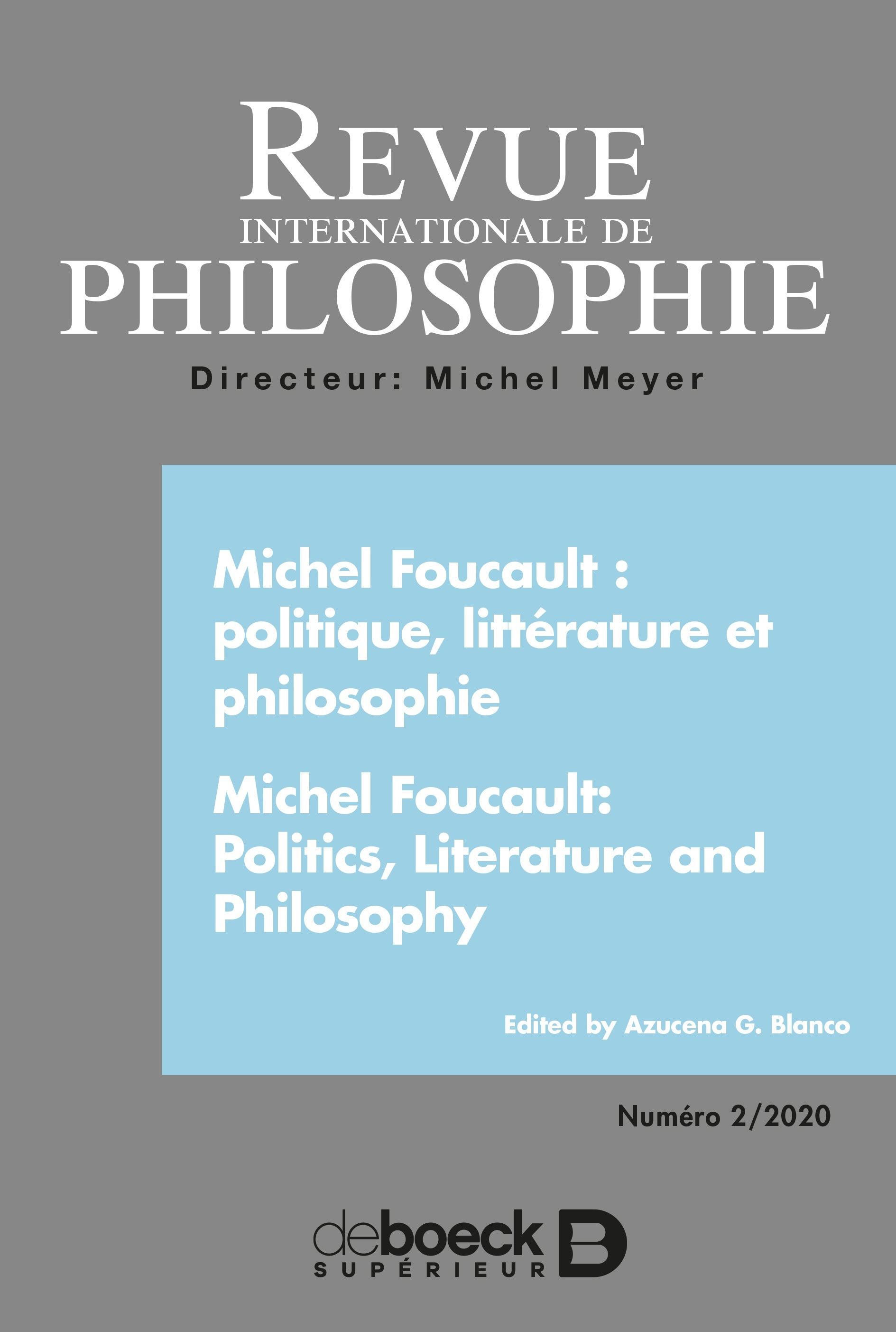 ebook cover of Revue internationale de philosophie, by Collectif