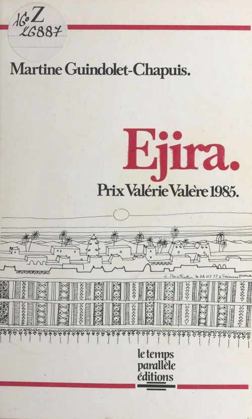 Couverture ebook de Ejira, de Martine Guindolet-Chapuis