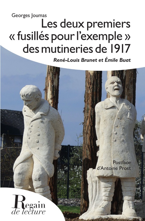 Couverture ebook de Les deux premiers "fusillés pour l'exemple" des mutineries de 1918, de Georges Joumas