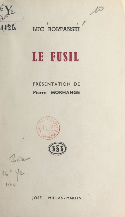 Couverture ebook de Le fusil, de Luc-Emmanuel Boltanski