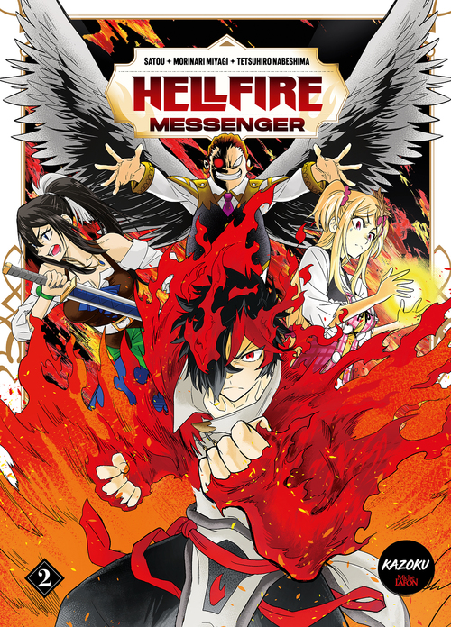 Couverture ebook de Hellfire Messenger - Tome 2, de Satou, Morinari Miyagi