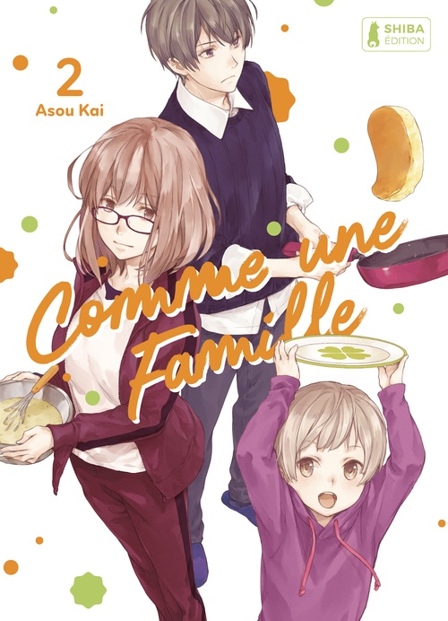 Couverture ebook de Comme une famille T02, de Kai Asou