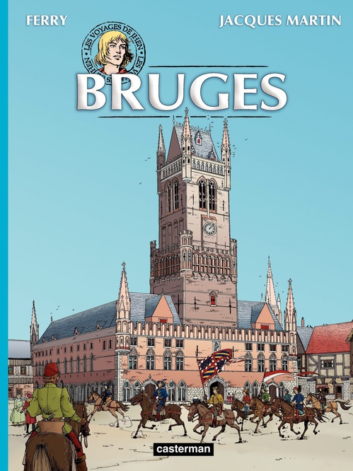 Couverture ebook de Les voyages de Jhen - Bruges, de Martin/Ferry, Jacques Martin, Ferry