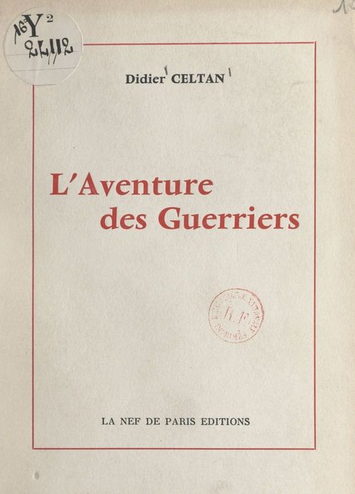 Couverture ebook de L'aventure des guerriers, de Didier Celtan