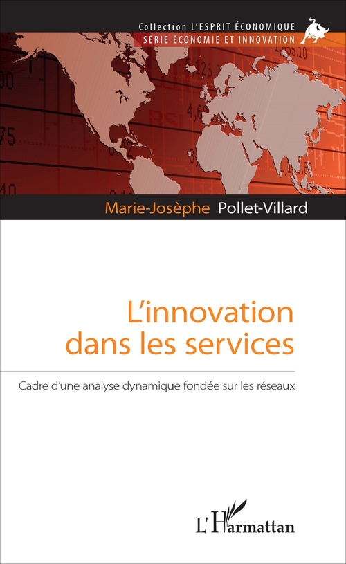 Couverture ebook de L'innovation dans les services, de Marie-Josephe Pollet-Villard