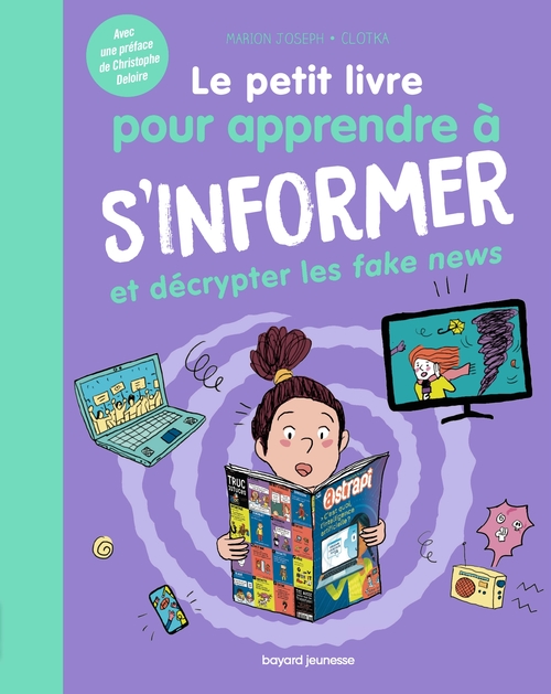 Couverture ebook de Le petit livre pour apprendre à s'informer, de MARION JOSEPH
