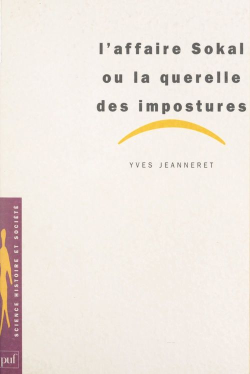 Couverture ebook de L'affaire Sokal, de Yves Jeanneret