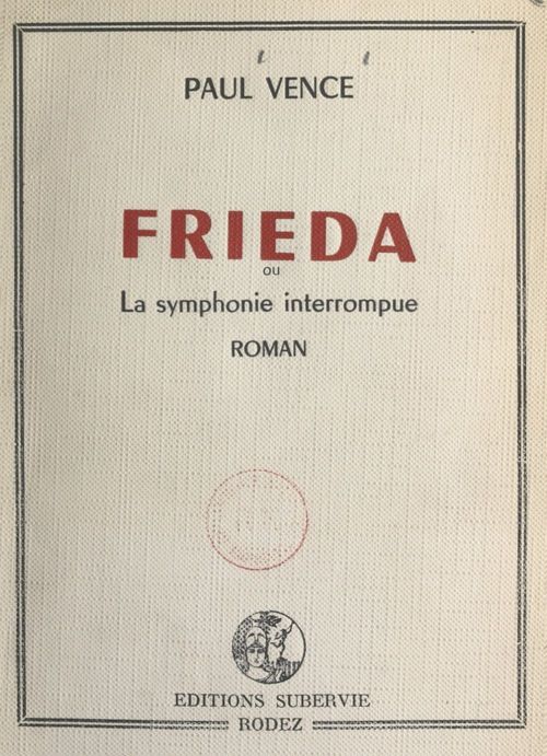 Couverture ebook de Frieda, de Paul Vence