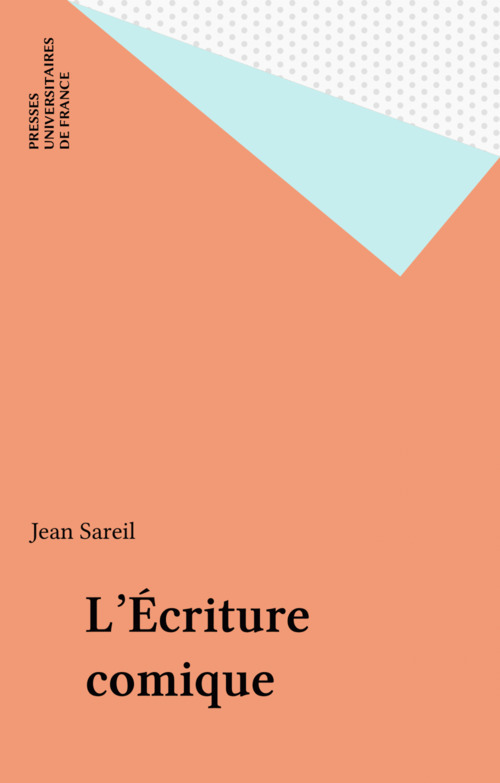 ebook cover of L'Écriture comique, by Jean Sareil