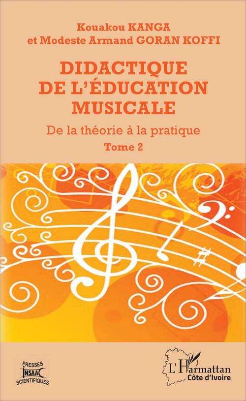 Couverture ebook de Didactique de l'éducation musicale, de Kouakou Kanga, Modeste Goran Koffi