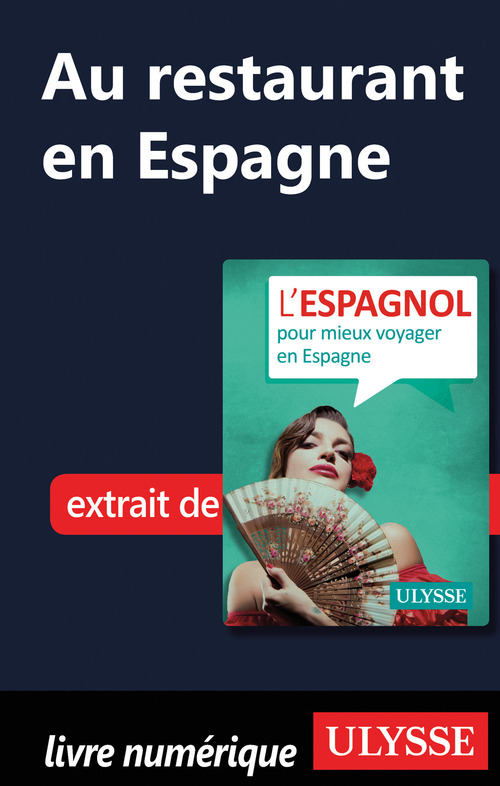Couverture ebook de Au restaurant en Espagne (Guide de conversation), de Collectif