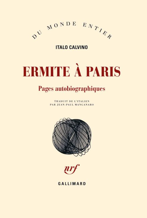 ebook cover of Ermite à Paris. Pages autobiographiques, by Italo Calvino