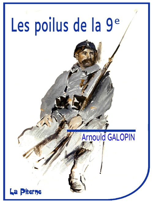 ebook cover of Les Poilus de la 9e, by Arnould Galopin