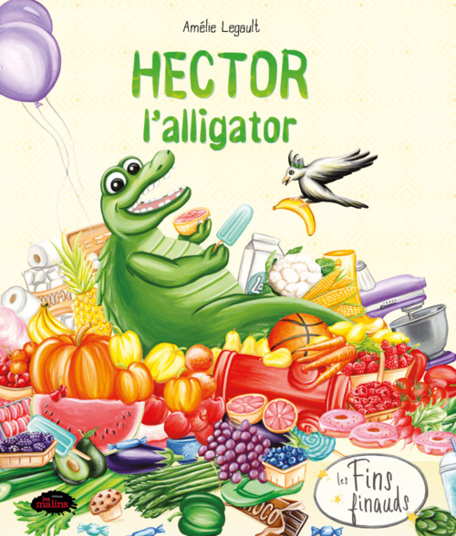 ebook cover of Hector l'alligator, by Amélie Legault