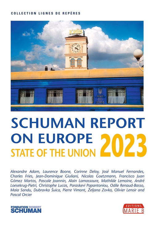 Couverture ebook de State of the Union, Schuman report on Europe 2023, de N.C.